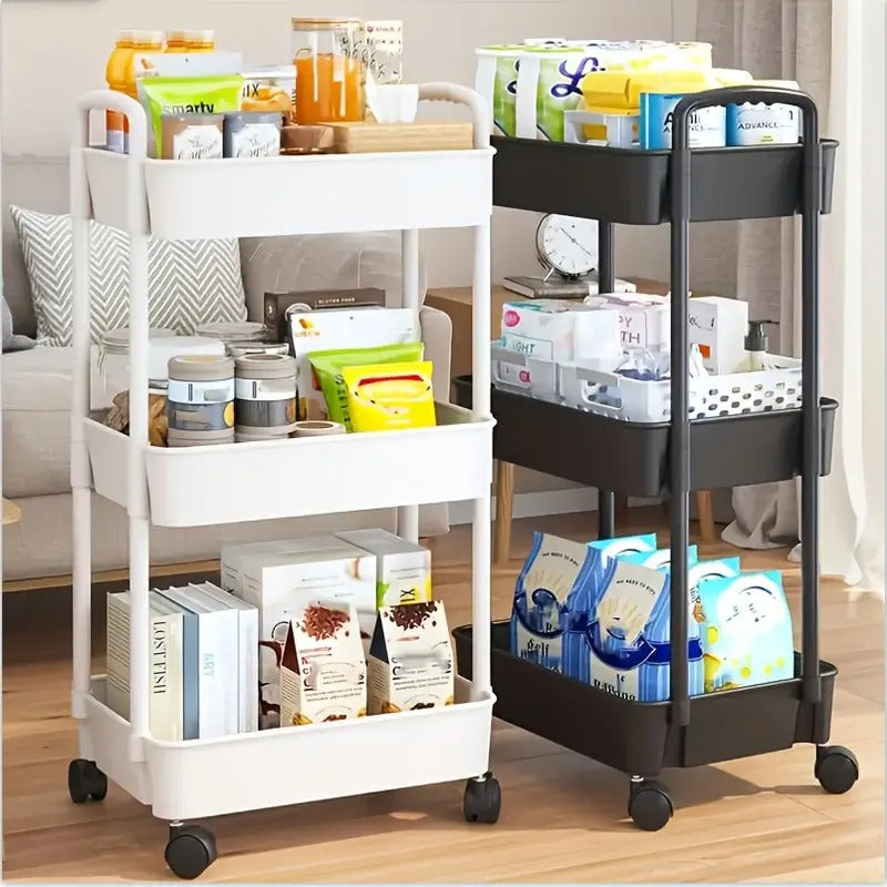 durable storage cart] 3 tier durable plastic rolling storage - Temu