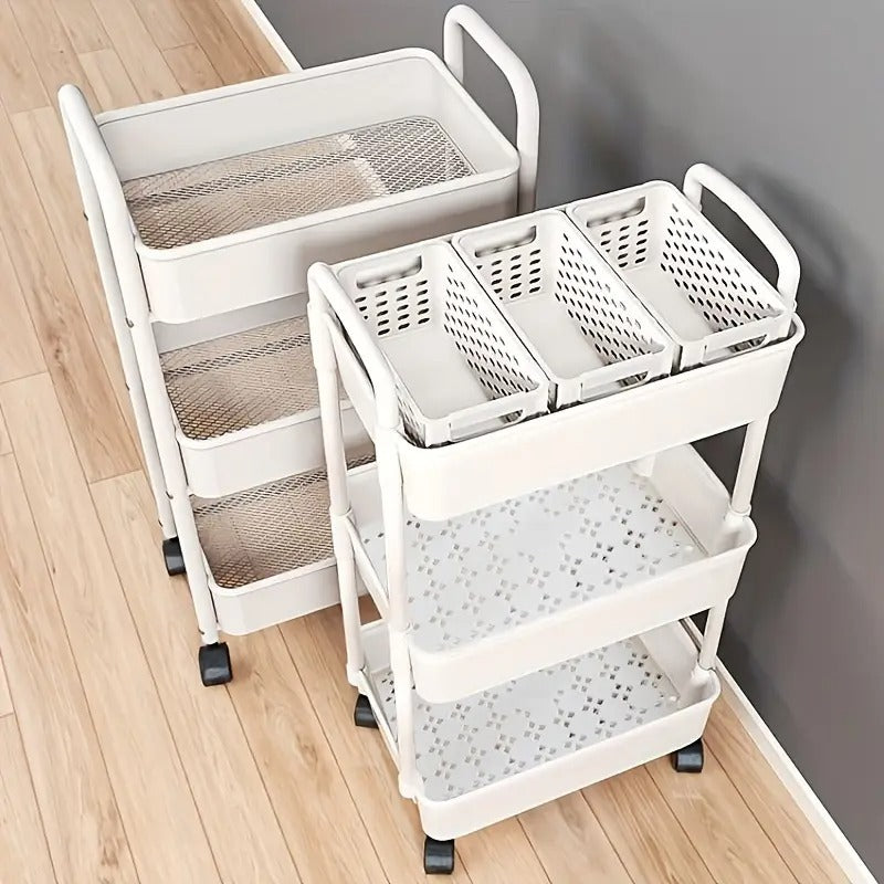 durable storage cart] 3 tier durable plastic rolling storage - Temu